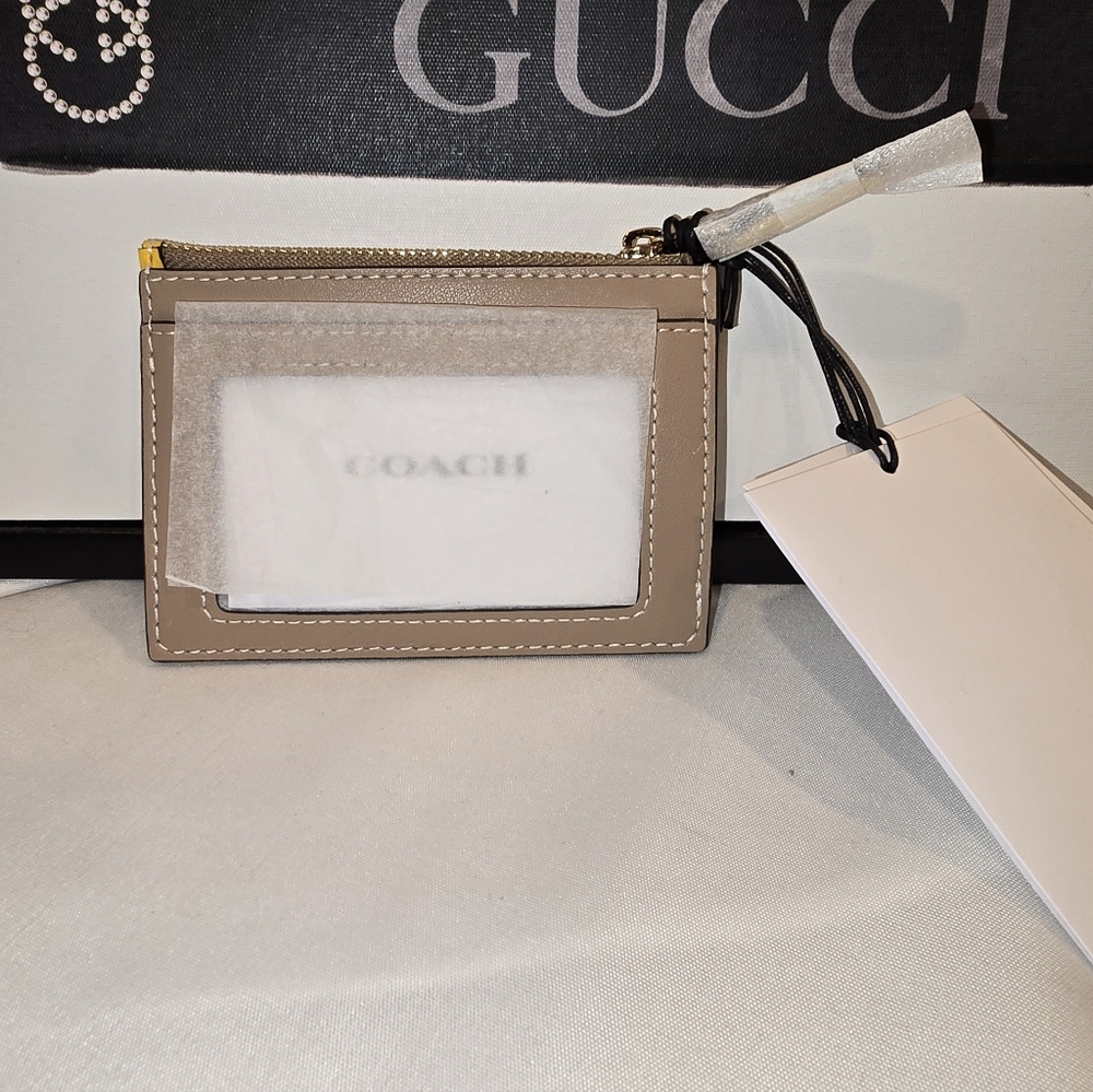 Coach Multicolor Plaid Card Holder Nwt - Picture 3 of 7